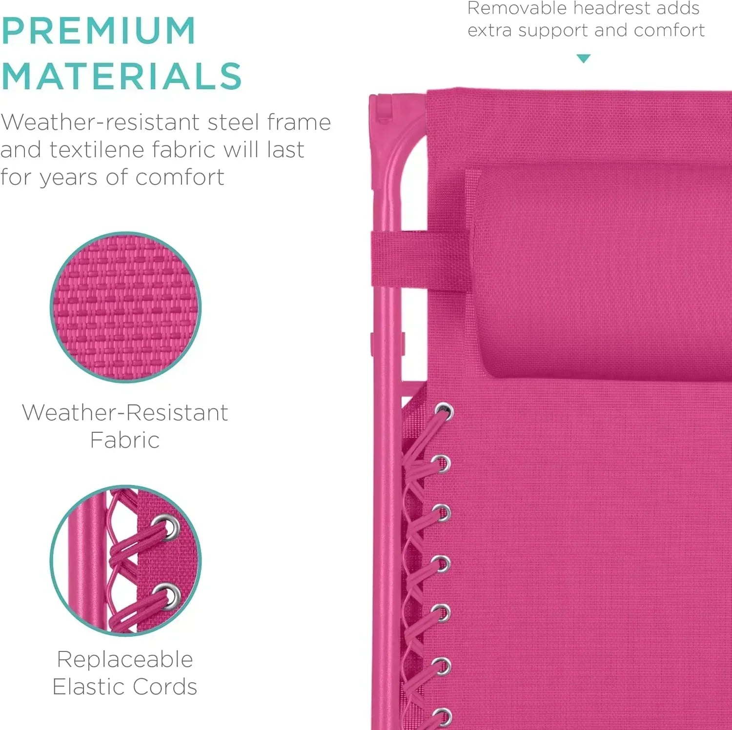 Best Choice Products Folding Zero Gravity Recliner Patio Lounge Chair Adjustable Canopy Shade