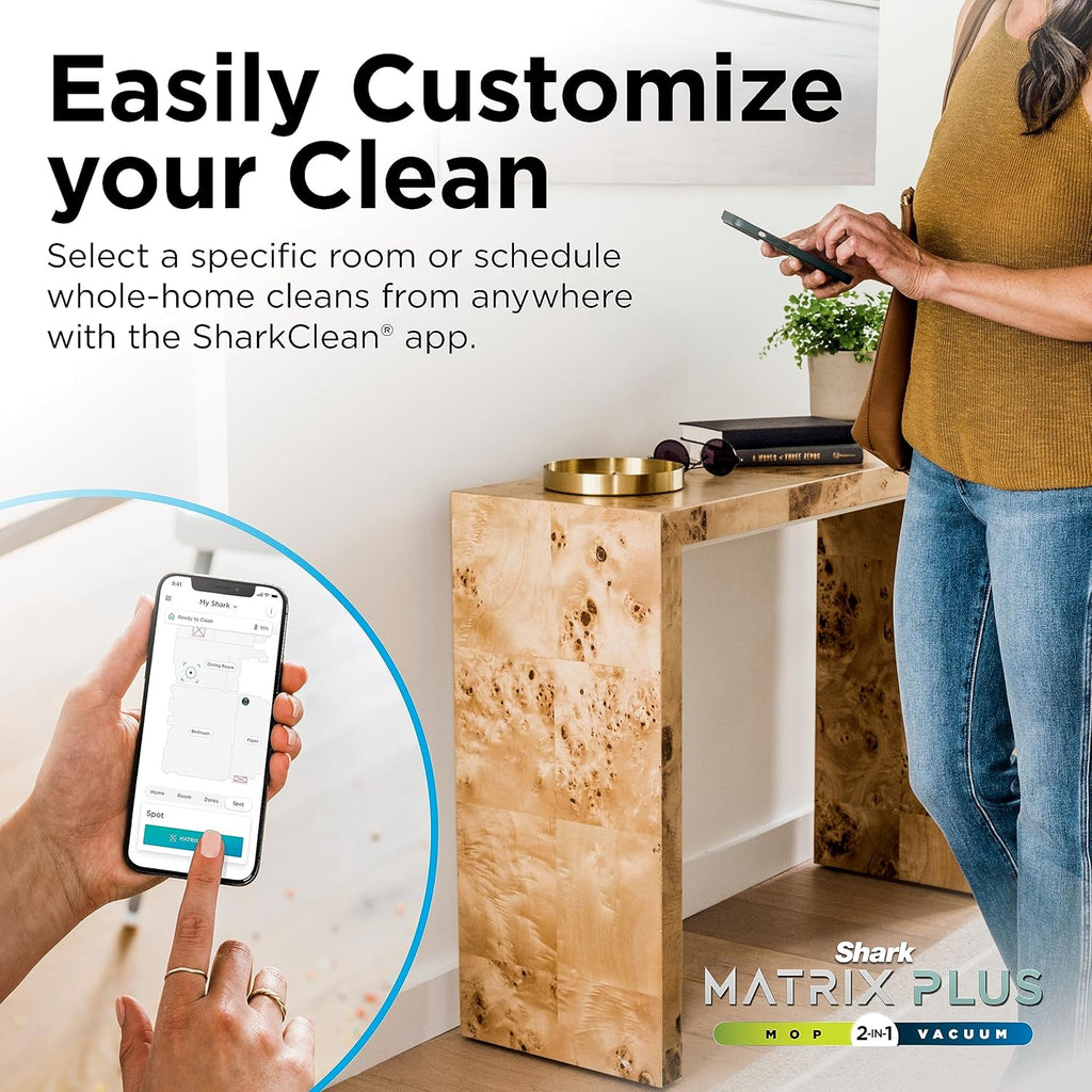 Robotic vacuum cleaner Voice Control Robot Vacuum with Matrix Clean Navigation, Home Mapping, 60-Day Capacity, XL Self-Empty Base for Homes with Pets, Carpet & Hard Floors