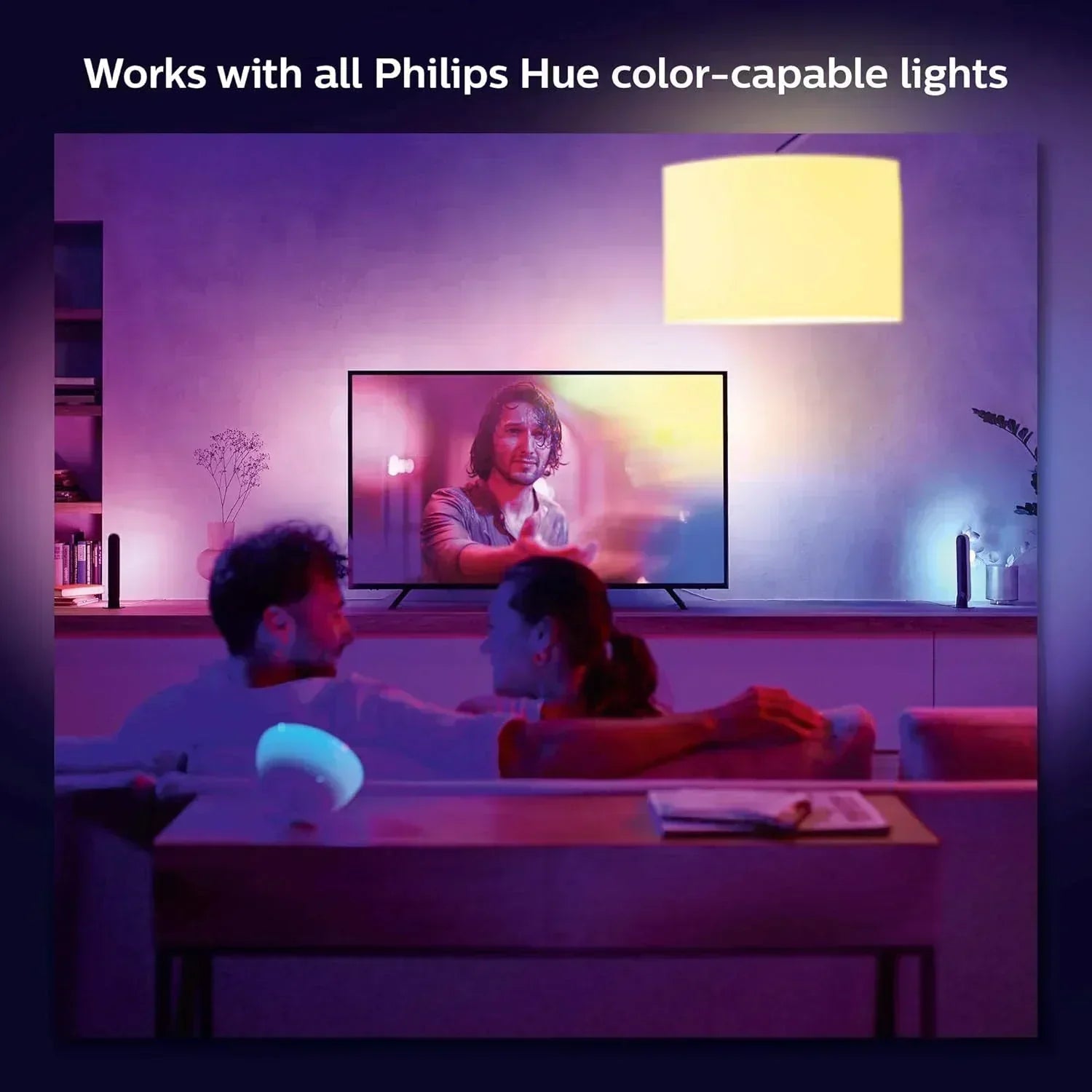 65-inch smart TV light strip flowing color-changing LED light strip backlight synced