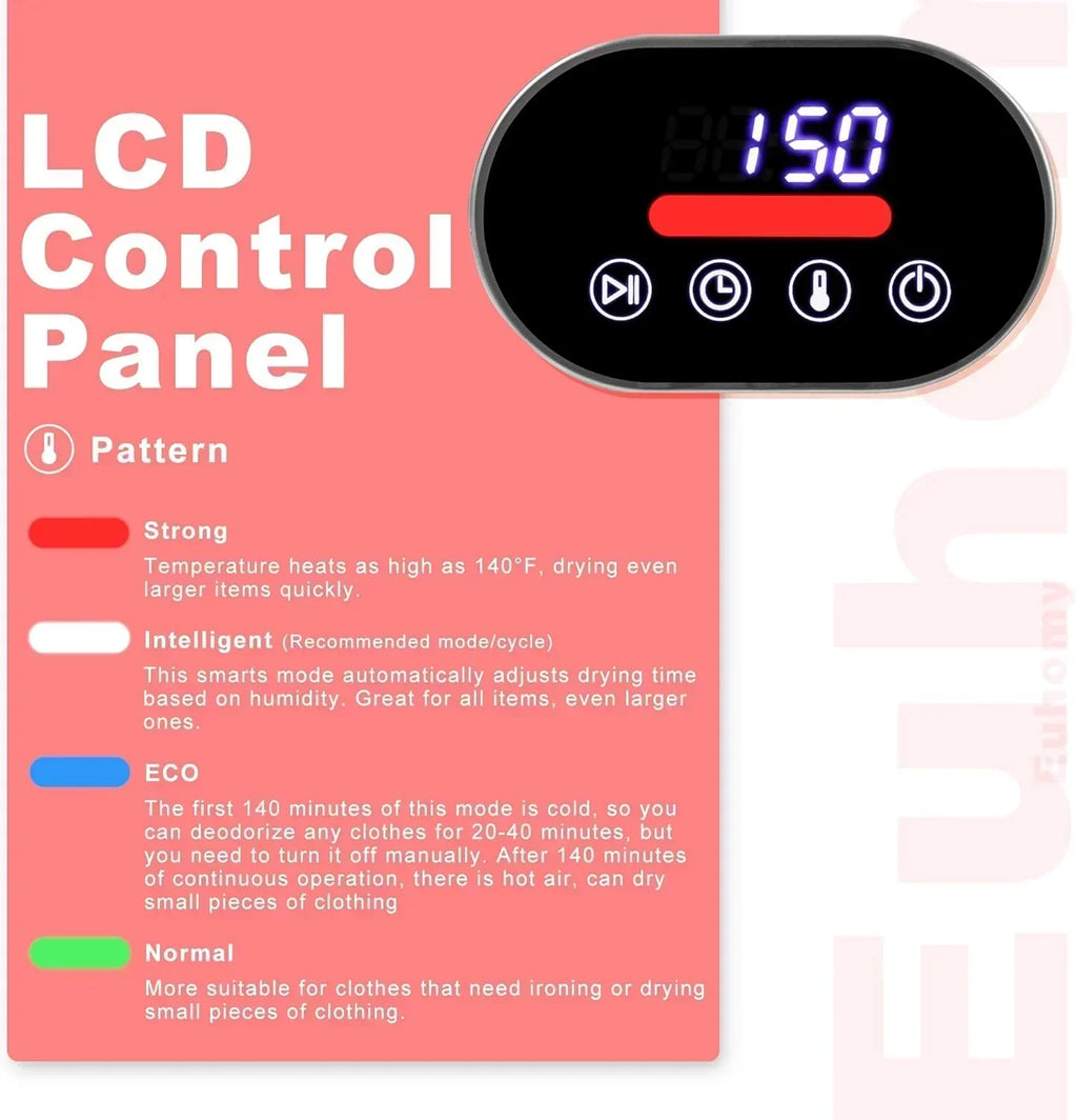 Compact Laundry Dryer 3.5 cu ft Front Load Stainless Steel Clothes Dryers With Exhaust Pipe