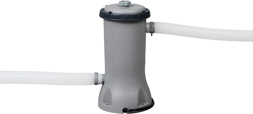 Power Steel 14' x 8'2 x 39.5 Oval Above Ground Pool Set | Includes 530gal Filter Pump, Ladder, ChemConnect Dispener
