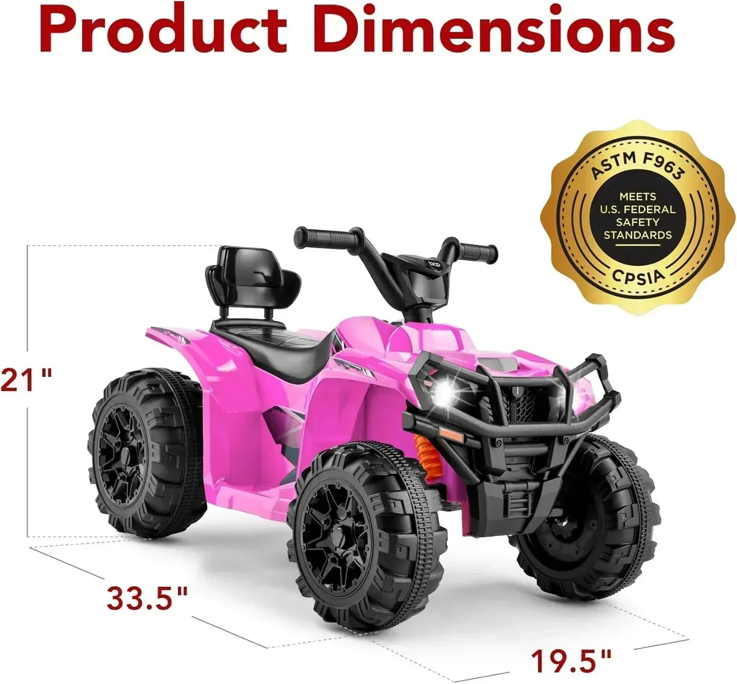Best Choice Products 12V Kids Ride-On Electric ATV 4-Wheeler Quad Car Toy Bluetooth Audio