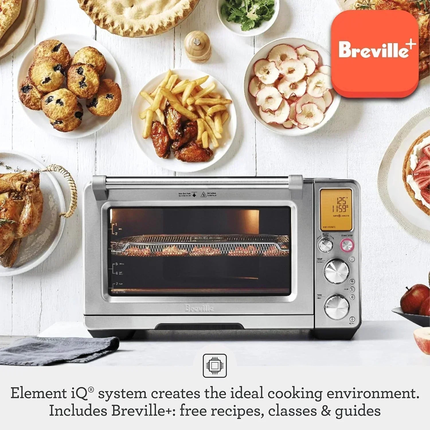 Smart Oven Air Fryer Pro and Convection Oven Brushed Stainless Steel