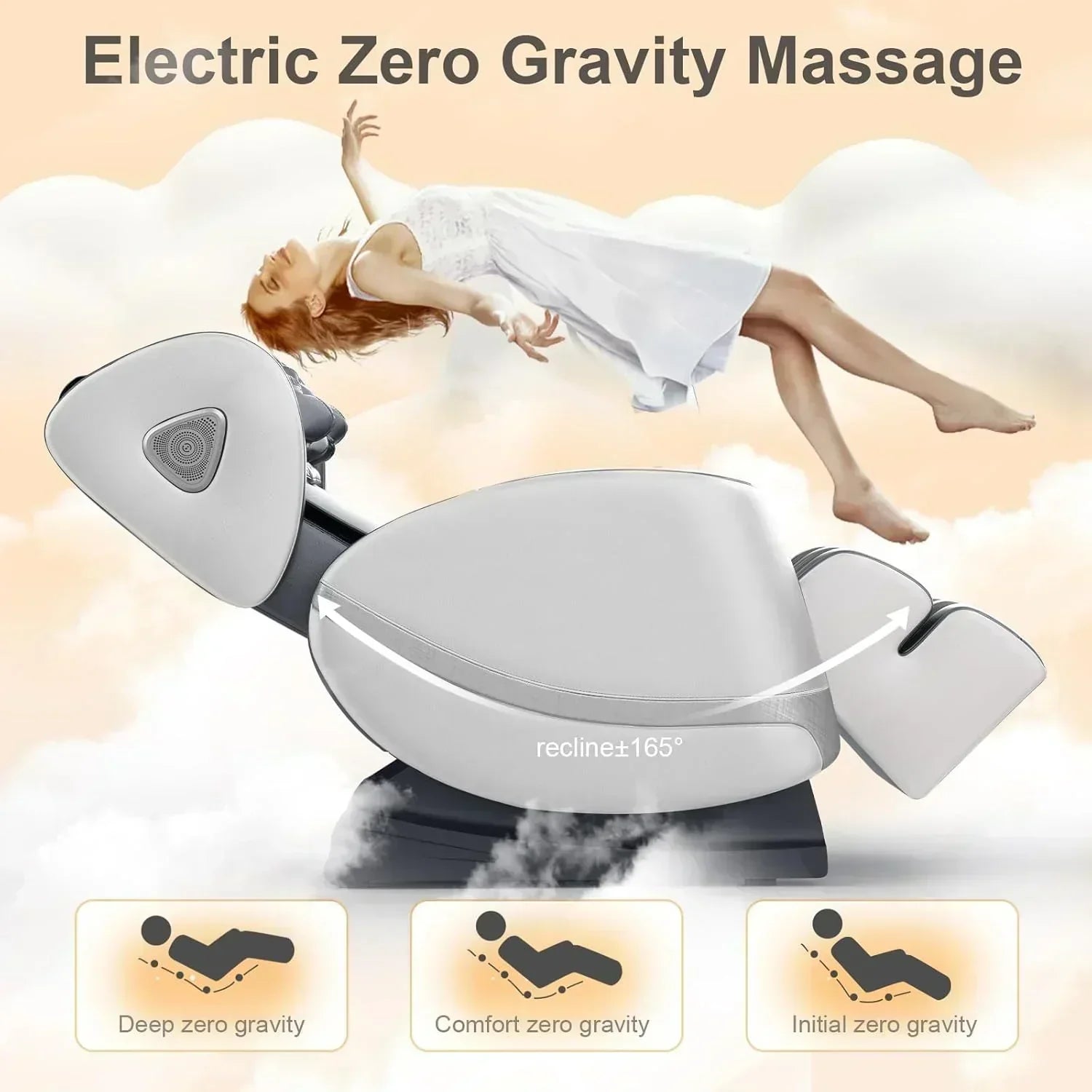 2025 Massage Chair Full Body Zero Gravity Massage Chair with 10 Fix Rollers Heating